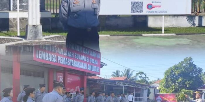 Apel Pagi, Kalapas Fentje Mamirahi Ajak Jajaran Tingkatkan Pelayanan Publik