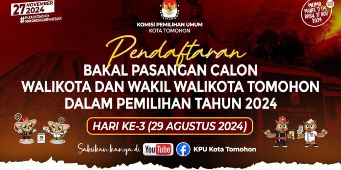 KPU Live Streaming, Hari Terakhir Pendaftaran Bapaslon