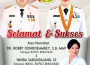 Jajaran Pemkab Minahasa Dan Masyarakat Mengucapkan Selamat Atas Dilantiknya RD-Vasung Sebagai Bupati dan Wakil Bupati Minahasa 2025 – 2030