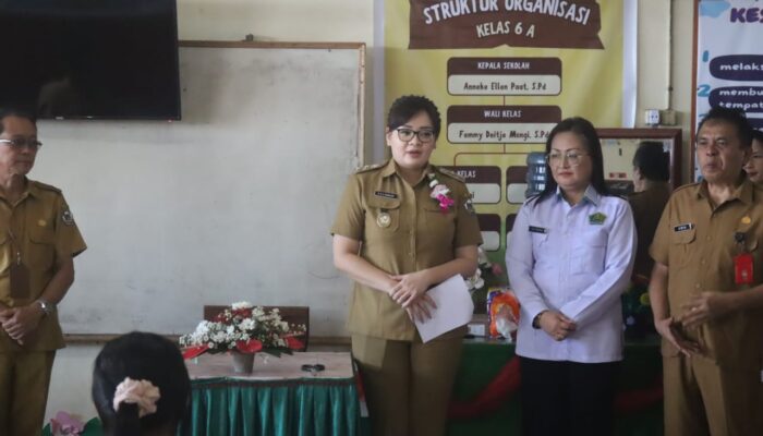 Ujian Akhir SD Dimulai di Tomohon Sendy Rumajar Harap Siswa Raih Hasil Terbaik