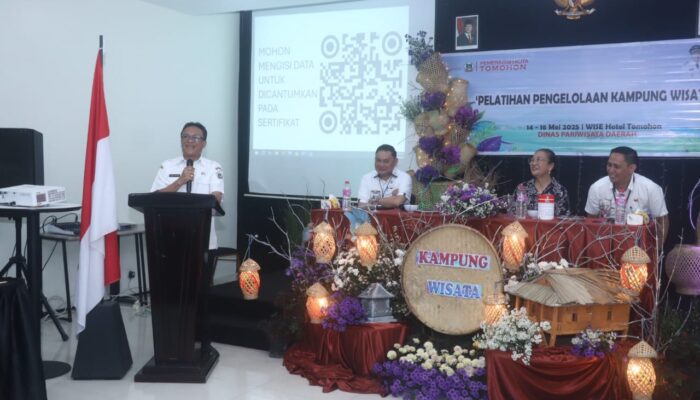 Tomohon Siapkan 44 Kampung Wisata, Walikota Caroll Tekankan Pembentukan Pokdarwis dalam Sepekan