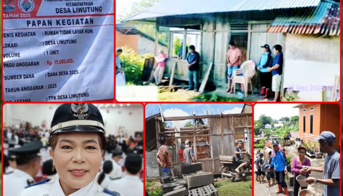 Bantuan Stimulus Program Bedah Rumah di Liwutung Dorong Kesejahteraan Warga Minahasa Tenggara