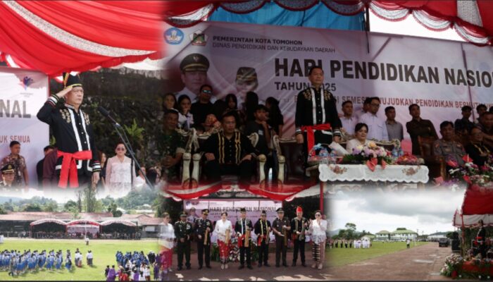 Pimpin Upacara Hardiknas, Walikota Caroll Resmikan Sistem Pendaftaran Murid Baru Berbasis Terpusat ‘CSSR’