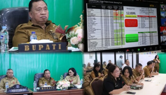 Secara Virtual, Bupati RD Pimpin Pemkab Minahasa Ikuti Rakornas Bersama Pemerintah Pusat