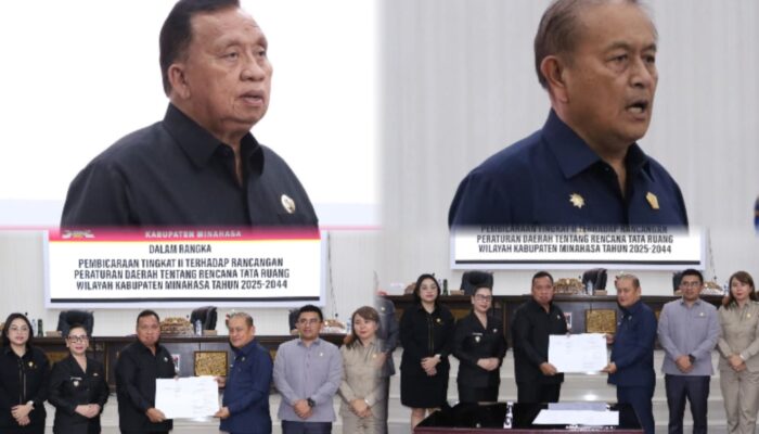 Rapat DPRD Minahasa,Bupati Robby Dondokambey Sampaikan Hal Ini