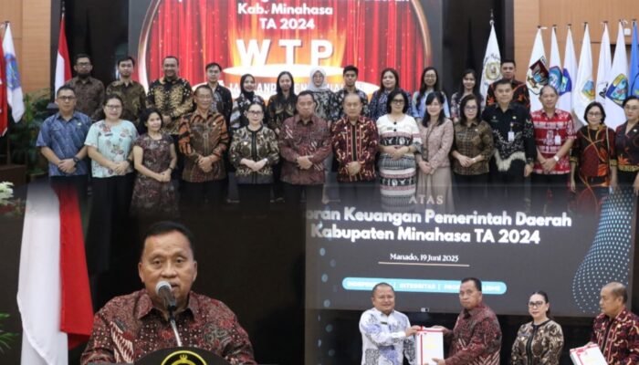 Transparan Dan Akuntabel Kelola Keuangan, Minahasa Kembali Raih Opini WTP ke-11