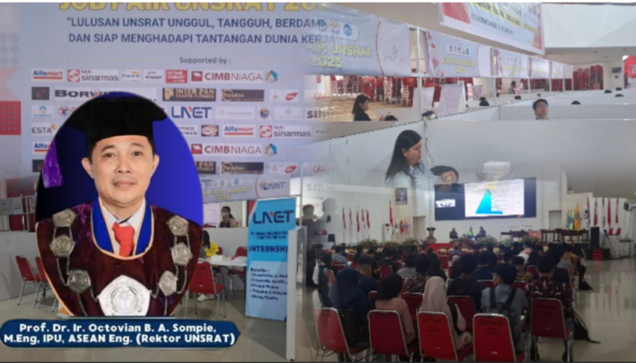 Diapresiasi Pemprov Sulut, UNSRAT Manado Perkuat Kolaborasi dengan Dunia Industri Lewat Job Fair