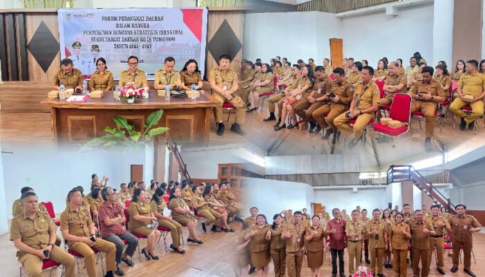 Sekdakot Roring Pimpin Forum Perangkat Daerah Bahas Rancangan Awal Renstra di Ruang Rapat Sekretariat Daerah