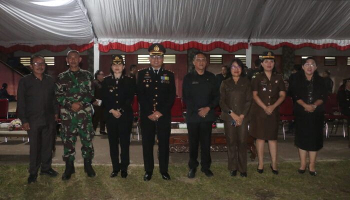 Sekkot Edwin Roring Hadiri Upacara dan Pawai Taptu HUT RI ke 80