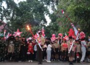 Peringati HUT RI, Pemkab Minahasa Gelar Upacara Taptu Dan Pawai Obor