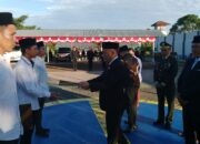 Lapas Kelas IIB Tondano Gelar Upacara Penyerahan Remisi, Ketua DPRD Minahasa Bacakan Sambutan Menteri Imipas RI