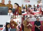 Wabub Vanda Sarundajang Buka ANBK SMP 2025 di SMP N 1 Tompaso