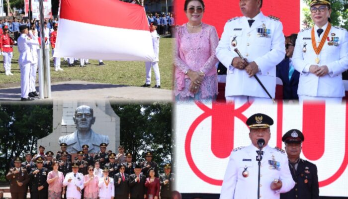 Upacara Peringatan HUT RI Ke-80 di Minahasa Berjalan Khimad dan Sukses