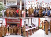Pererat Sinergitas, Bupati Robby Dondokambey Kunker ke Kawangkoan Barat dan SMP Negeri 1 Langowan