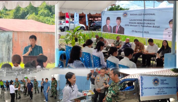 Pemerintah Kota Tomohon dukung BGN Launching Dapur Makan Bergizi Gratis di Woloan Tomohon Barat