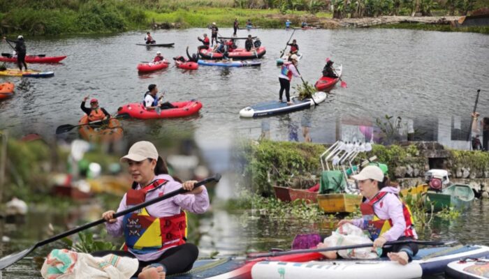 Nikmati Wisata Air, Wabup Vasung Ajak Warga Jaga Kebersihan DAS Tondano