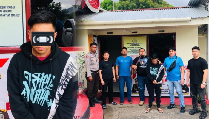 Gerak Cepat Tim II Resmob Polres Minahasa, Amankan Terduga Pelaku Penganiayaan dengan Sajam di Kawangkoan Utara