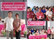 HUKUM TUA DAN KETUA PKK DESA KAWATAK IKUTI WORKSHOP PERCEPATAN PENURUNAN STUNTING 2025