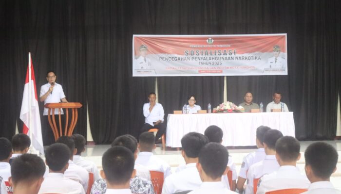 Wali Kota Caroll Senduk Ajak Generasi Muda Perangi Narkoba Lewat Sosialisasi Pencegahan di Syalom Convention Center