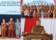 RD-VASUNG Hadiri Ibadah Oikumene Pemkab Minahasa, Bupati RD Tegaskan Hal Ini