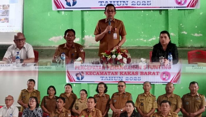 Workshop Percepatan Penanganan Stunting di Kakas Barat, Staf Ahli Jhonny Tendean Sampaikan Hal Ini