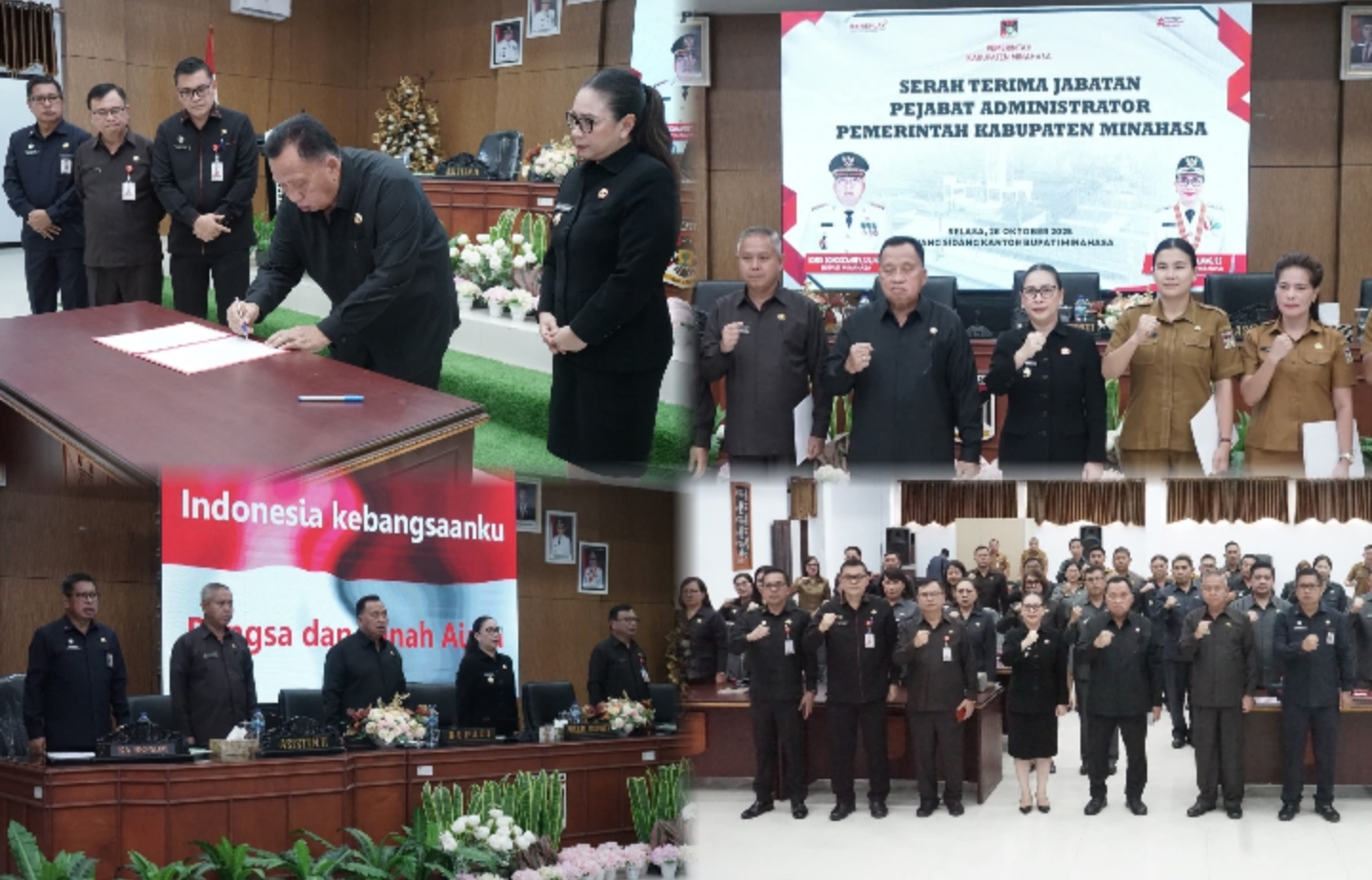Bupati RD dan Wabub VaSung Hadiri dan Pimpin Sertijab Pejabat Administrator di Minahasa 1 IMG 20251028 180632