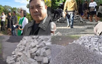 Gunakan Paving Block, Proses Pekerjaan Fisik Jalan Desa Noongan 3 Berjalan Lancar 3 IMG 20251029 175217