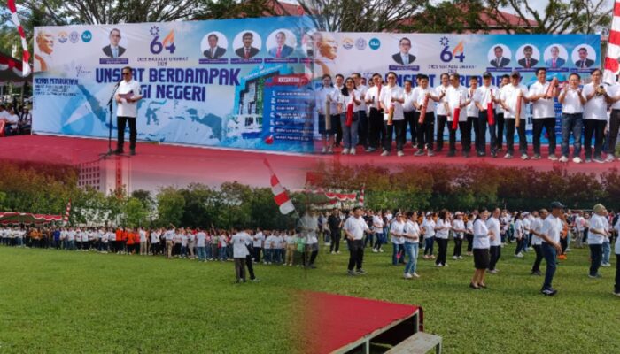 Rektor Unsrat Resmi Membuka Rangkaian Dies Natalis ke-64 dengan Tema “Berdampak Bagi Negeri”