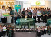 Kapolres Nur Kholis bersama Wakapolres Cintya Kenti Bawa Kejutan, TNI Sambut Penuh Keakraban di HUT ke-80
