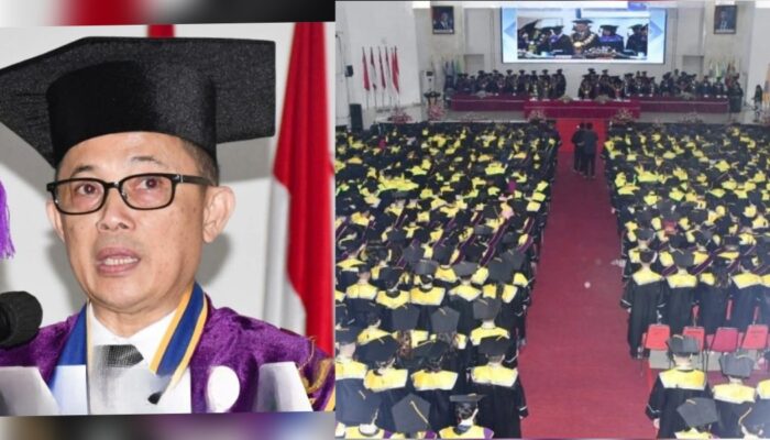 1.048 Wisudawan Dilantik, Rektor UNSRAT Tekankan Integritas dan Kasih dalam Pelayanan
