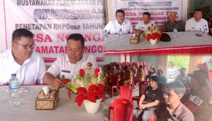 Tetapkan Prioritas Program dan Kegiatan Pembangunan Desa Tahun 2026, Pemdes Noongan 3 Gelar Musrembang Desa