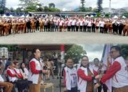 Wabub VaSung Lepas Kontingen Minahasa Pada Porprov Sulut ke – XII, Tahun 2025