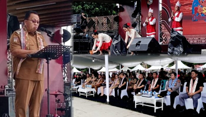 Bupati Robby Dondokambey Secara Resmi Buka Festival Danau Tondano (FDT) 2025