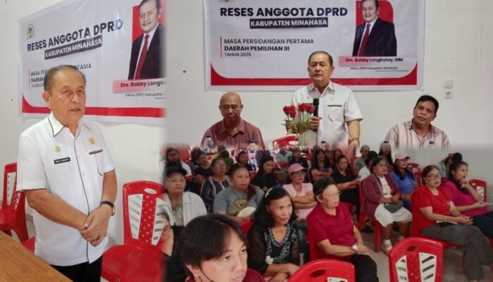 Serap Aspirasi Masyarakat di Langowan, Ketua DPRD Robby Longkutoy Hadiri Reses Anggota DPRD Minahasa