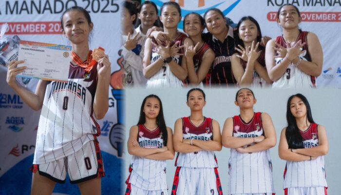 Wow…,Annabelle Sumual Putri Asal Noongan, Antar Tim 3×3 Minahasa Squad Raih Medali Perunggu