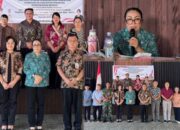 Ketua TP-PKK Martina Dondokambey – Lengkong Kukuhkan Satgas Perlindungan Perempuan dan Anak