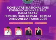 Tomohon Tuan Rumah Konas XVIII FK PKB PGI 2025, Diikuti 37 Sinode dari Seluruh Indonesia