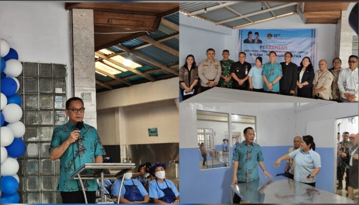 Wali Kota Caroll Resmikan SPPG Walian, Dukung Penuh Program Makan Bergizi Gratis