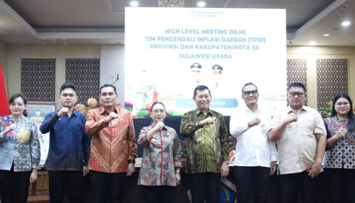 Dipimpin Wagub J. Mailangkay, Rakor Percepatan Program MBG dan HLM TPID Sulut Diikuti Wabub VaSung