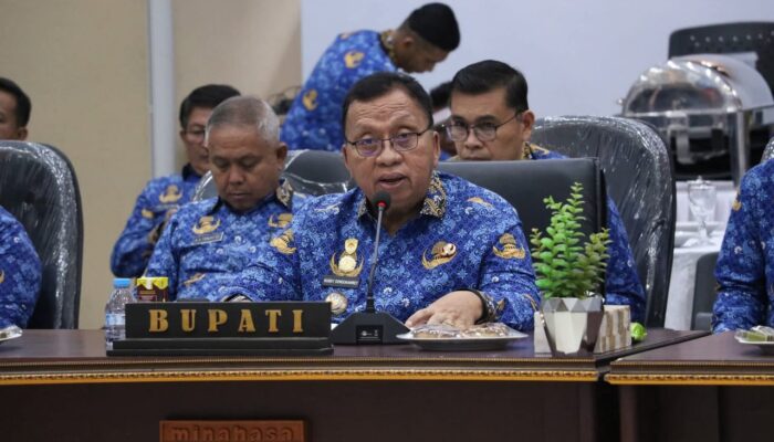 Jelang Nataru, Bupati Dondokambey Pimpin Rapat Forkopimda