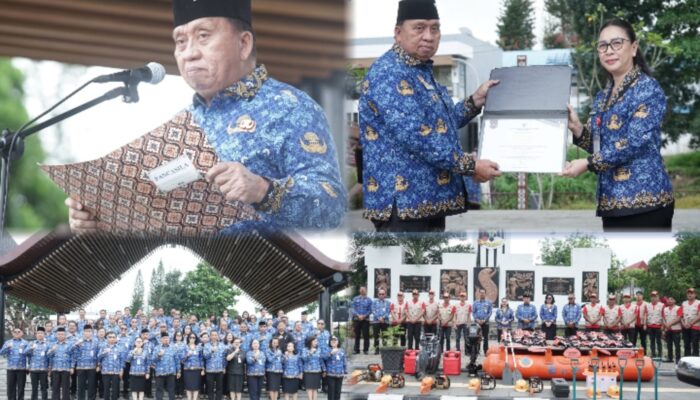 Pemkab Minahasa Gelar Apel Peringatan Hari Ulang Tahun KORPRI ke-54