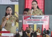 Wabub Vasung Berikan Materi pada Workshop Percepatan Penurunan Stunting di Kecamatan Langowan Utara