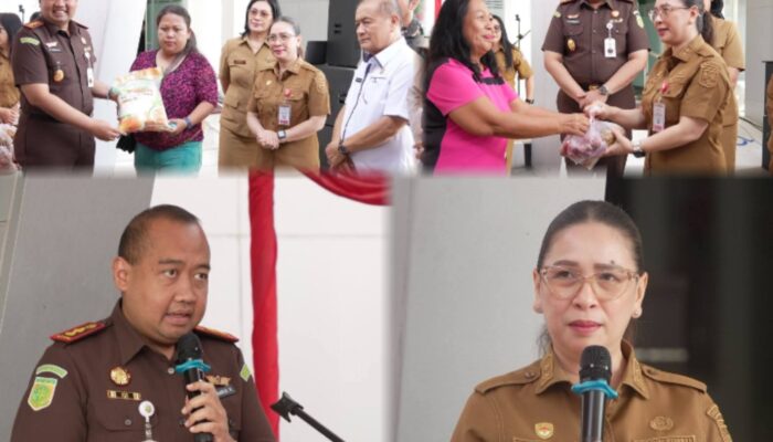 Bazaar Natal di Kejari Minahasa, Kajari B. Hermanto: Bazaar Natal Bantu Masyarakat Peroleh Bapok dengan Harga Terjangkau