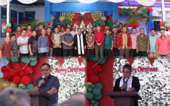 Hadiri Ibadah Perayaan Natal Yesus Kristus, di PDAM Minahasa, Bupati Dondokambey Ucapkan Hal Ini 4 IMG 20251230 152856