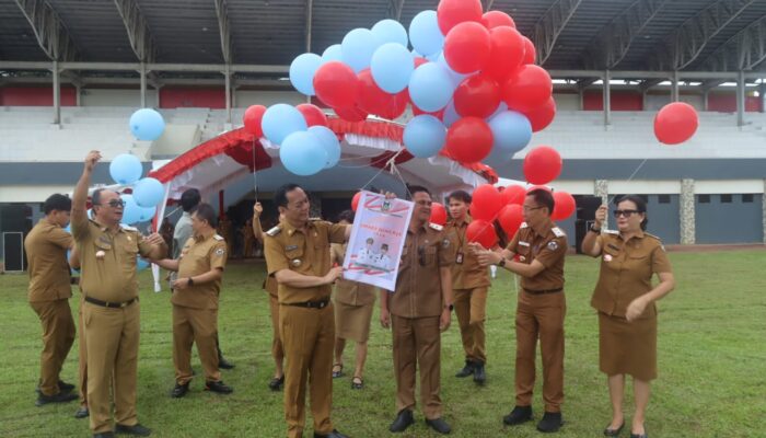 Wali Kota Tomohon Pimpin Apel Perdana 2026, Launching SMART Kinerja ASN