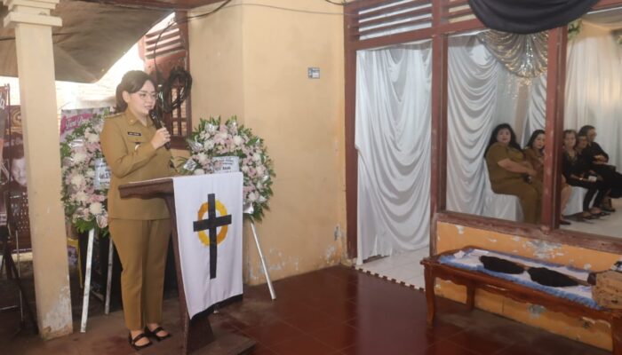 Wakil Wali Kota Sendy Hadiri Ibadah Penghiburan Alm. Djon Maindoka