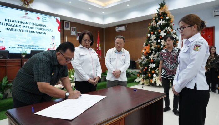 Sarah Dondokambey Emban Ketua PMI Kabupaten Minahasa Periode 2026–2031