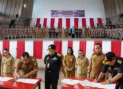 RD-VaSung Bersama Direktur Arnold Polii Tanda-Tangani Penerimaan Peserta Magang II SPM Angkatan XXXV IPDN Kampus Sulawesi Utara