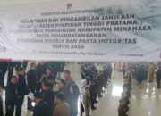 Bupati R. Dondokambey dan Wabub V. Sarundajang Lantik Pejabat Eselon II di Lingkungan Pemkab Minahasa