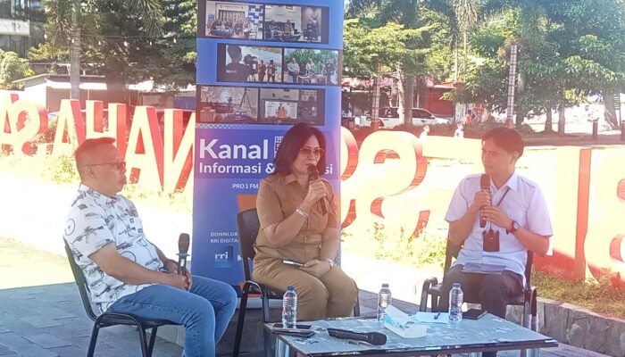 Bahas Pemilihan Hukum tua 2026, Sekda Watania Narasumber di Siaran Luar Studio RRI Manado